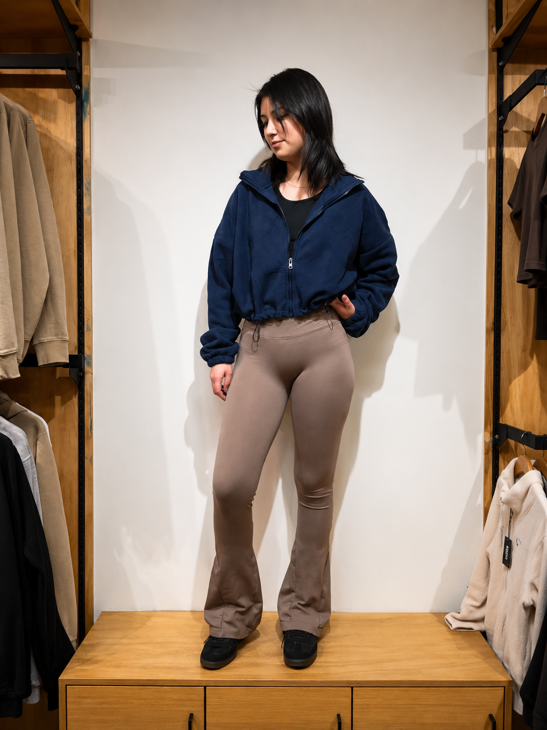 Polerón Crop Top Polar