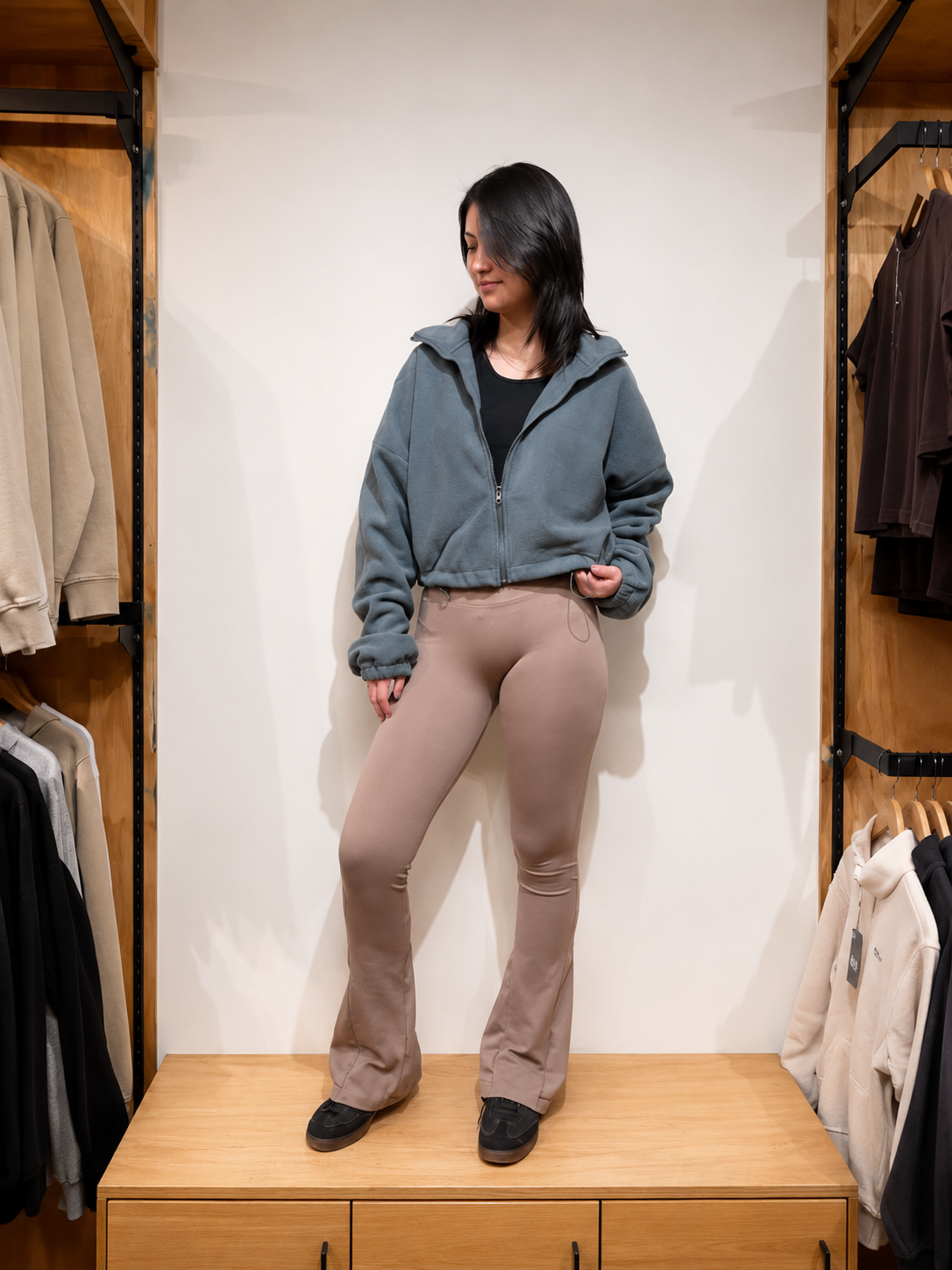 Polerón Crop Top Polar
