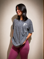 Polera Oversize Berry Washed